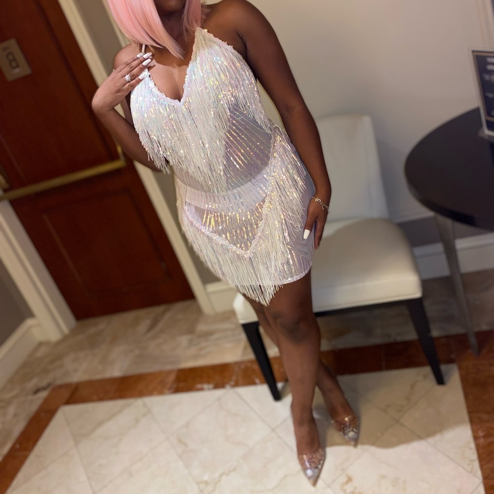 Bedazzled dress